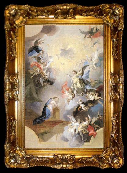 framed  MAULBERTSCH, Franz Anton Annunciation, ta009-2